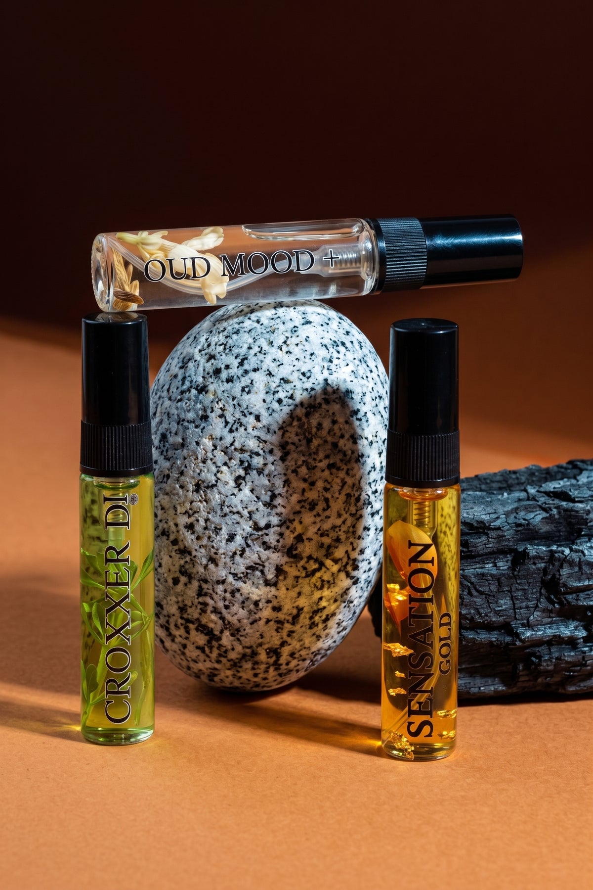 Tester Set – 3 × 5 ml Croxx Perfume (Oud Mood +, Sensation Gold & Croxxer Di)