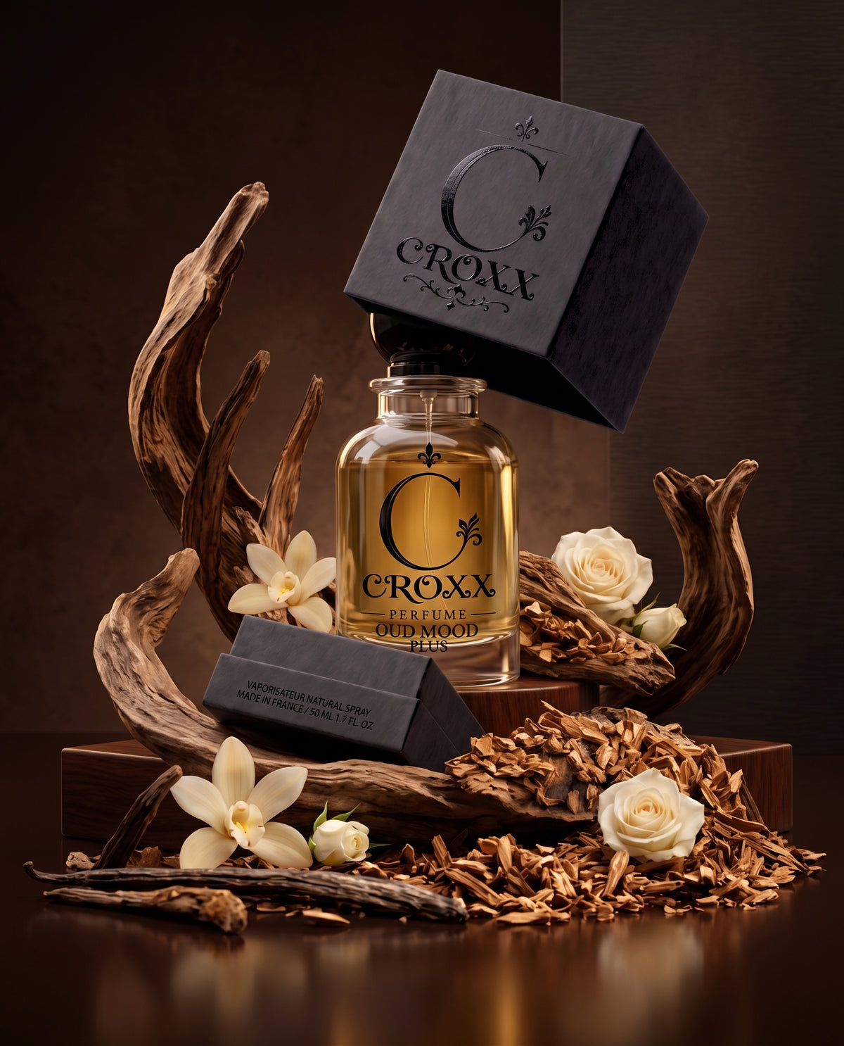 Oud Mood Plus 50ml - Original Premium Eau De Parfum (EDP) | Authentic Long Lasting Unisex Oud Fragrance